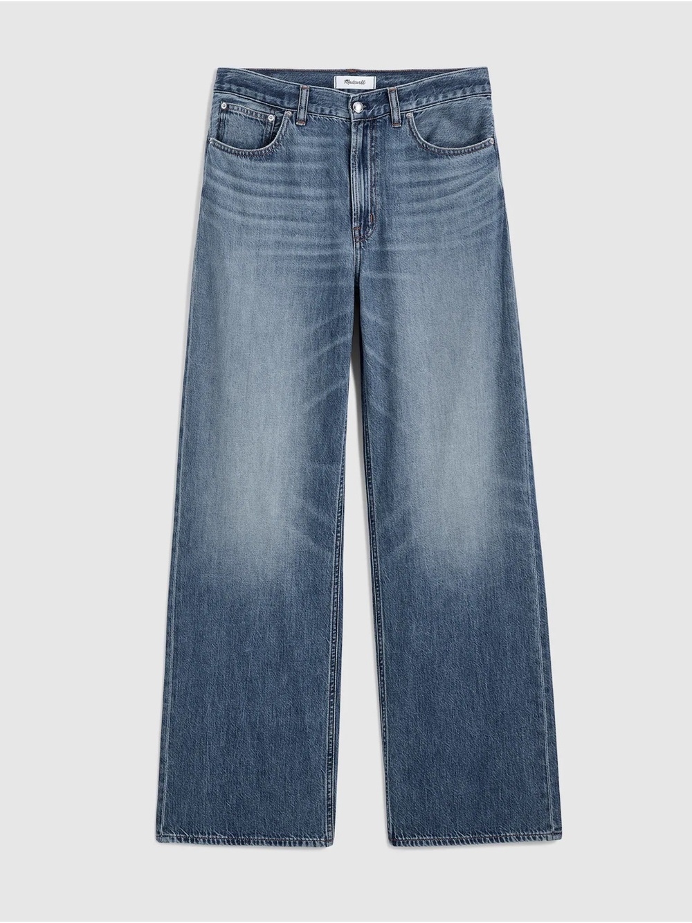 Madewell Airy Denim Jeans in Light Blue Wash in Pickett Wash